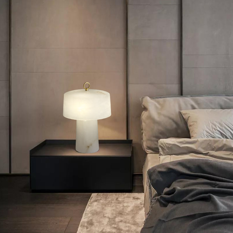 Calvrane Alabaster Vintage Table Lamp