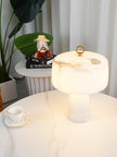 Calvrane Alabaster Vintage Table Lamp
