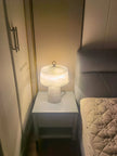 Calvrane Alabaster Vintage Table Lamp