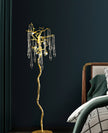 Calvrane Brass Droplet Floor Lamp