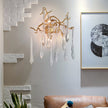 Calvrane Brass Droplet Wall Sconce