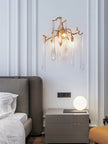 Calvrane Brass Droplet Wall Sconce