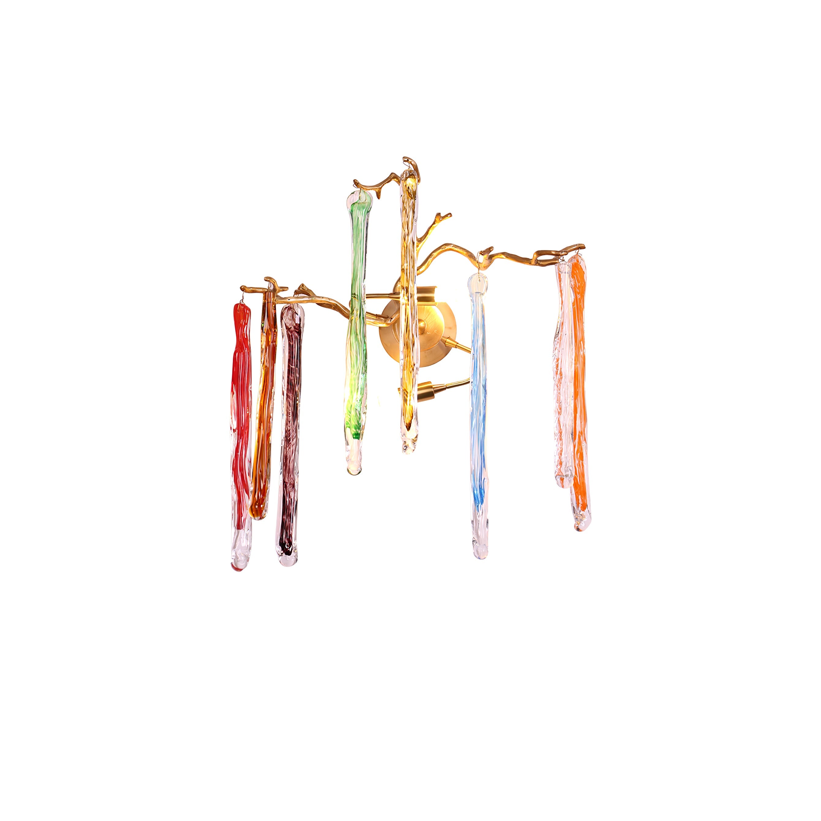 Calvrane Brass Droplet Wall Sconce