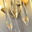 Calvrane Brass Droplet Wall Sconce