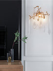 Calvrane Brass Droplet Wall Sconce