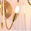 Calvrane Brass Droplet Wall Sconce
