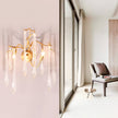 Calvrane Brass Droplet Wall Sconce
