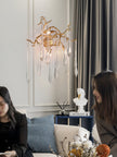 Calvrane Brass Droplet Wall Sconce