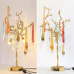 Calvrane Brass Droplet Table Lamp