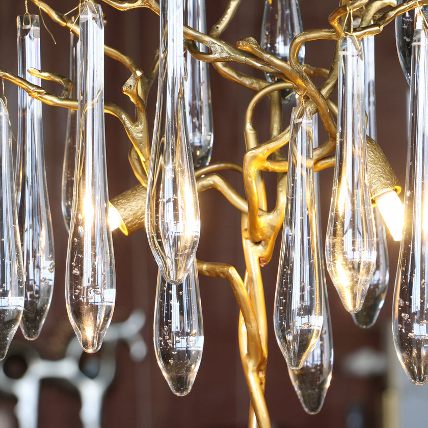 Calvrane Brass Droplet Table Lamp