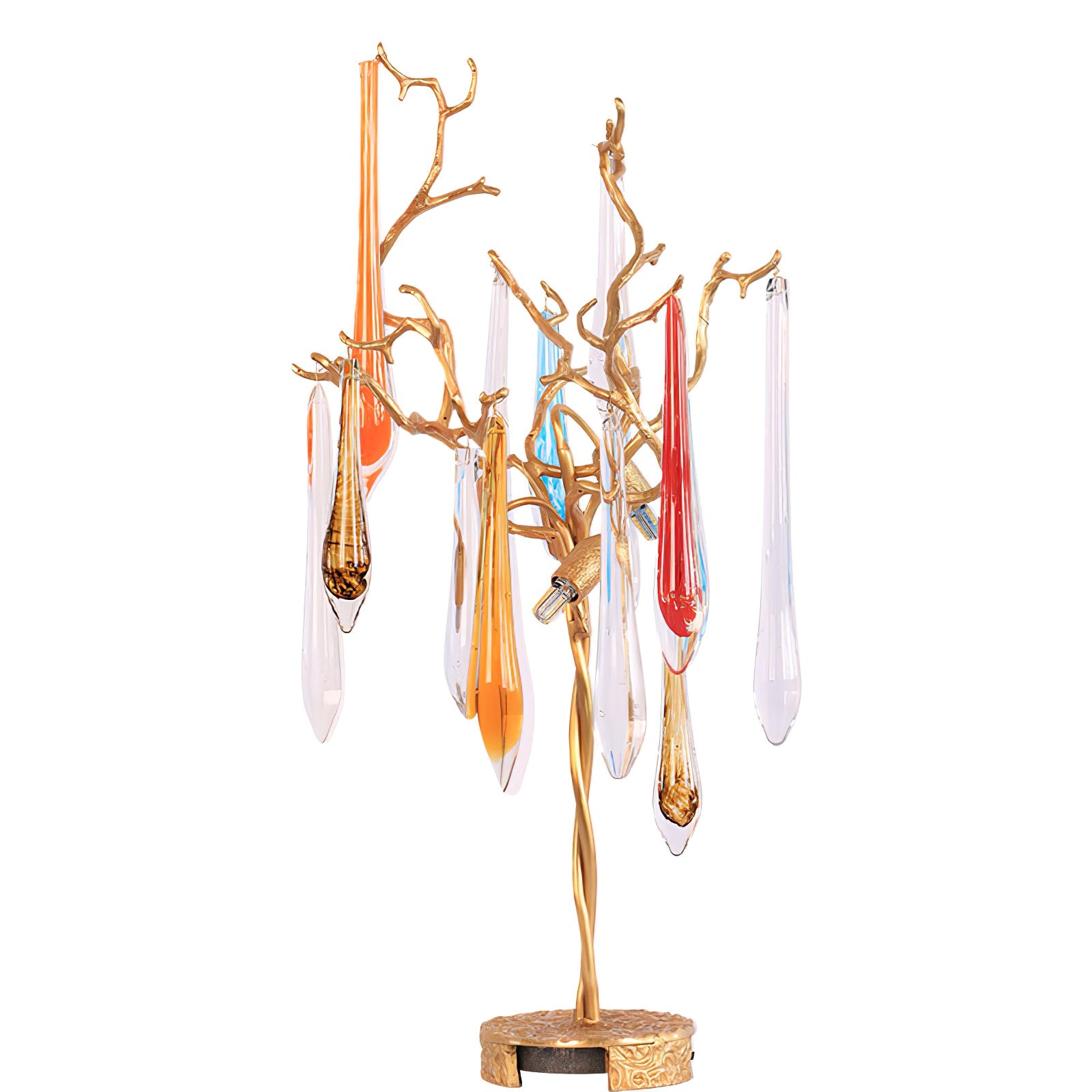 Calvrane Brass Droplet Table Lamp