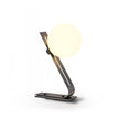 Brass & White Glass Table Lamp