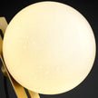Brass & White Glass Table Lamp