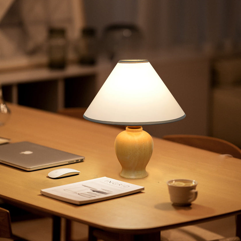 Calvrane Fabric Modern Table Lamp
