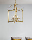 Calvrane Brass Lantern Pendant Light