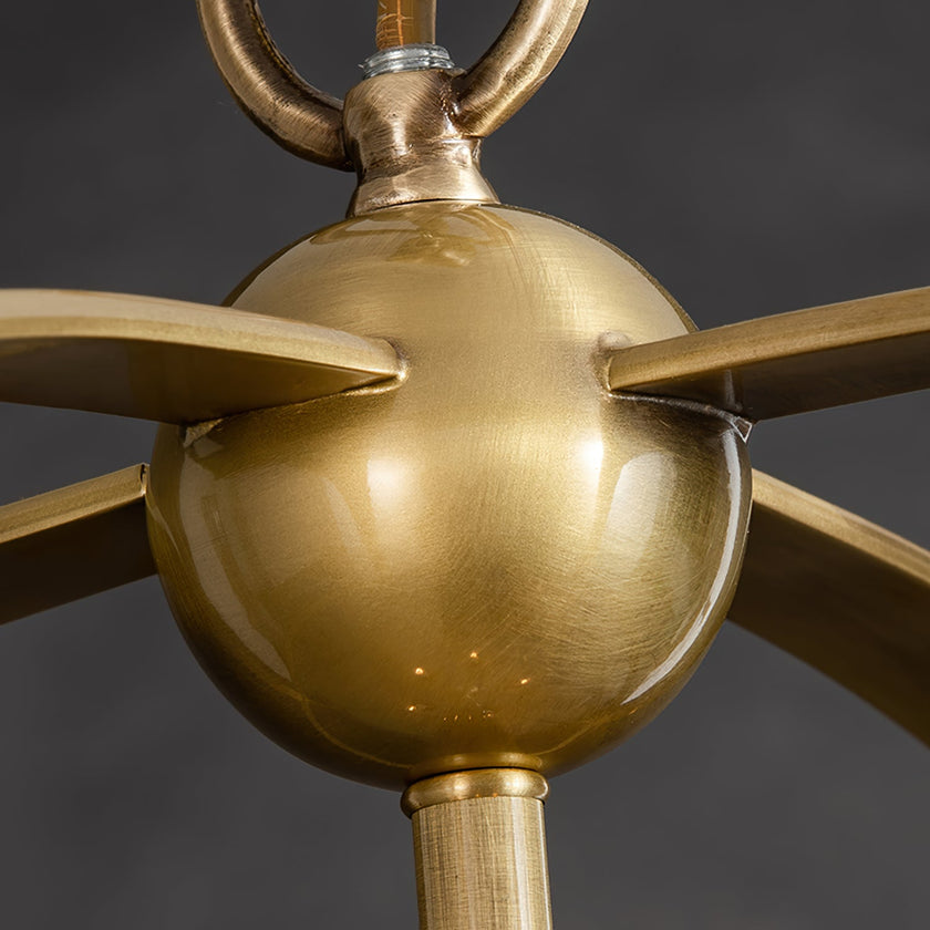 Calvrane Brass Lantern Pendant Light