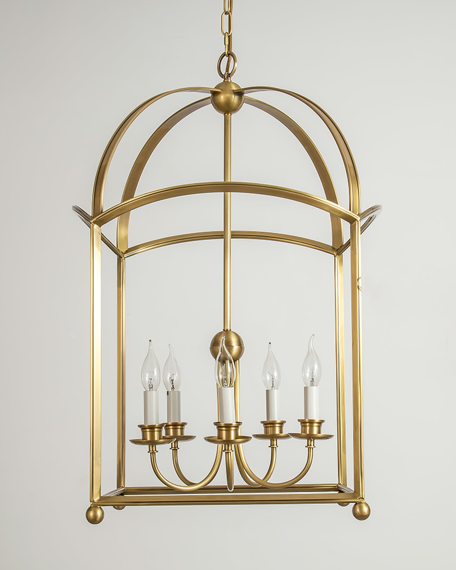 Calvrane Brass Lantern Pendant Light