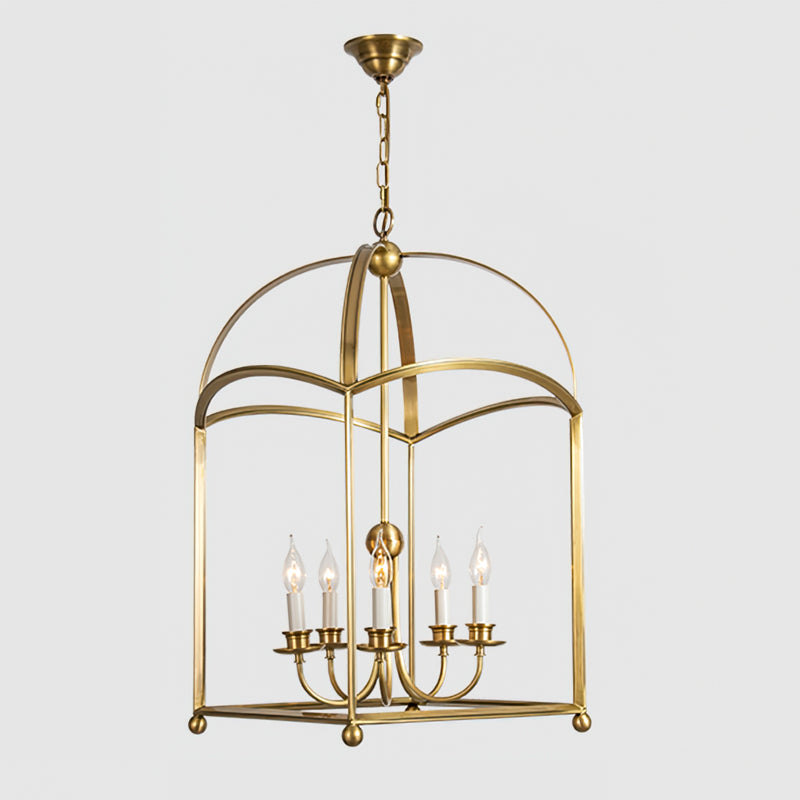 Calvrane Brass Lantern Pendant Light
