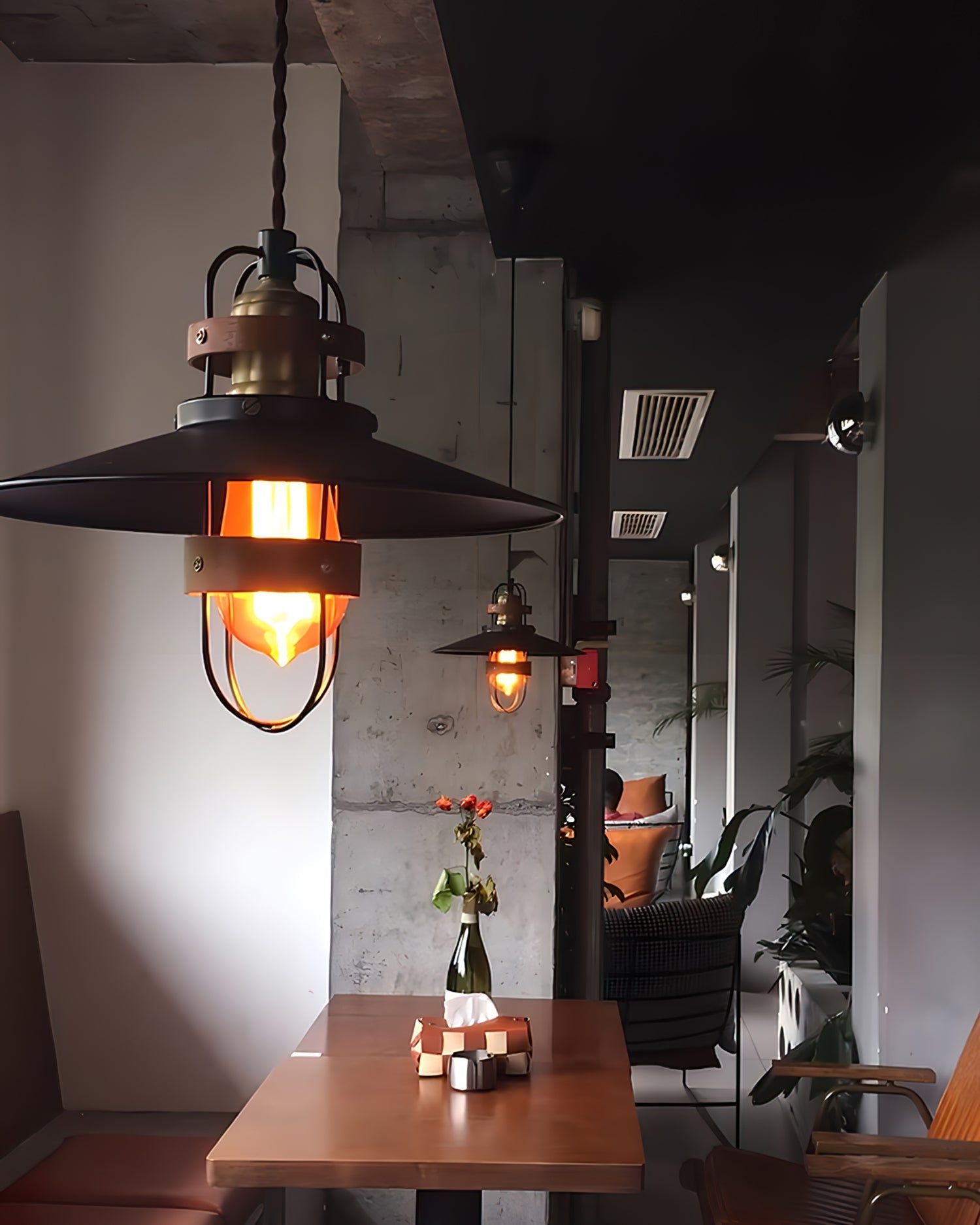 Calvrane Metal Cage Pendant Light