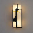 Modern Alabaster Brass Wall Light