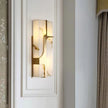Modern Alabaster Brass Wall Light