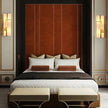 Modern Alabaster Brass Wall Light