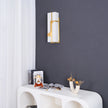 Modern Alabaster Brass Wall Light