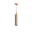 Calvrane Travertine Cylinder Pendant Light