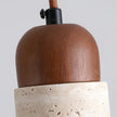 Calvrane Travertine Cylinder Pendant Light