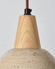 Calvrane Travertine Dome Pendant Light