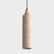 Calvrane Travertine Cylinder Pendant Light