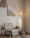 Calvrane Travertine Cylinder Pendant Light