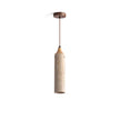 Calvrane Travertine Cylinder Pendant Light