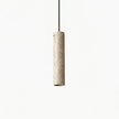 Calvrane Travertine Cylinder Pendant Light
