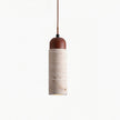 Calvrane Travertine Cylinder Pendant Light