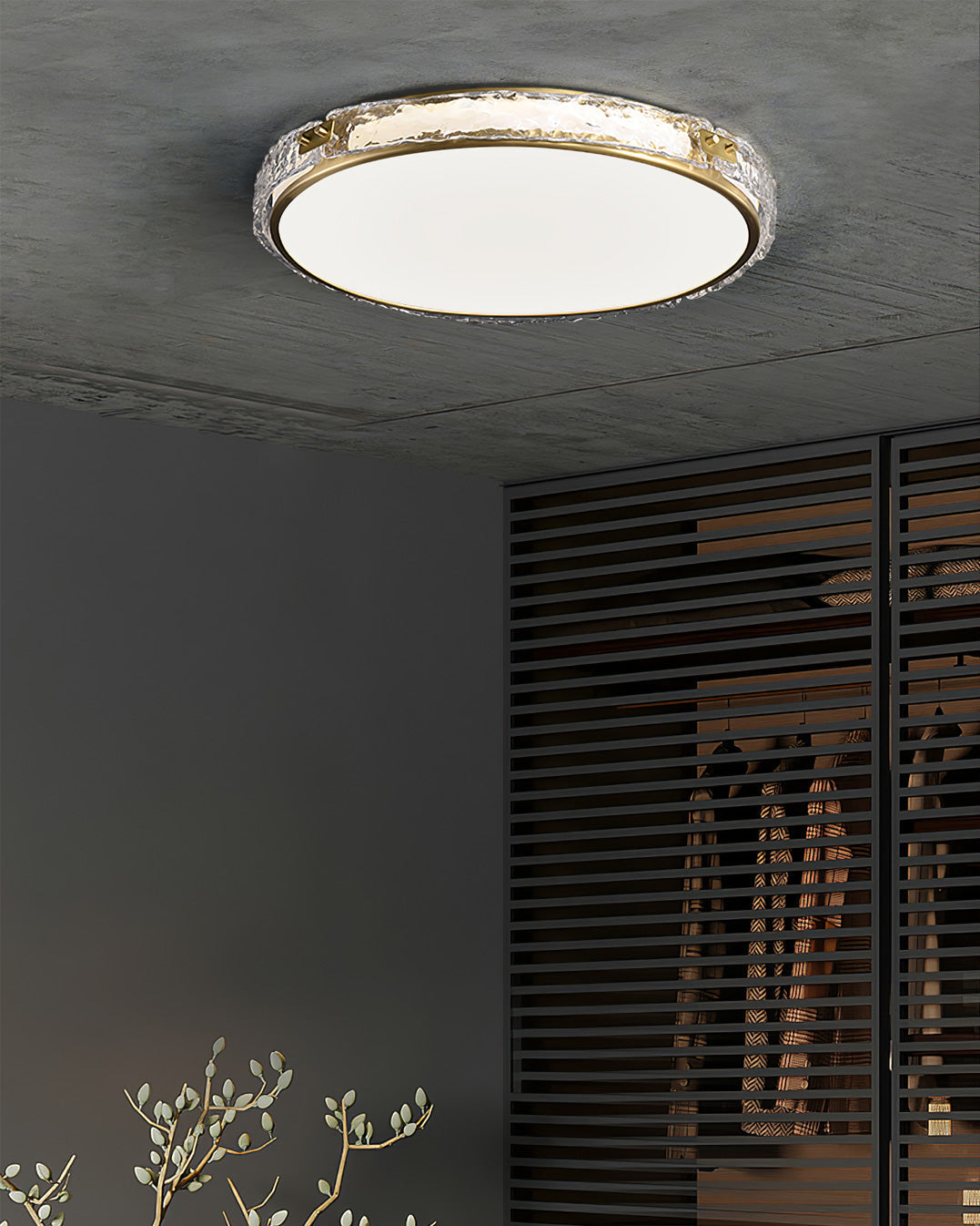 Calvrane Brass Modern Ceiling Light