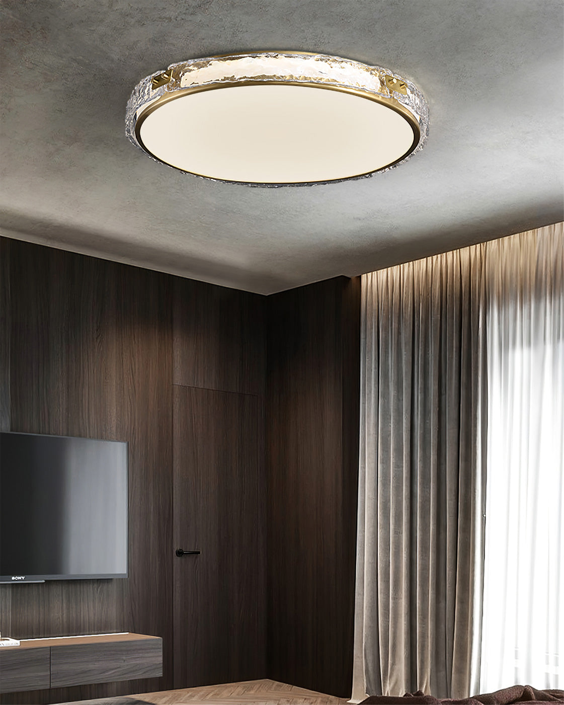 Calvrane Brass Modern Ceiling Light