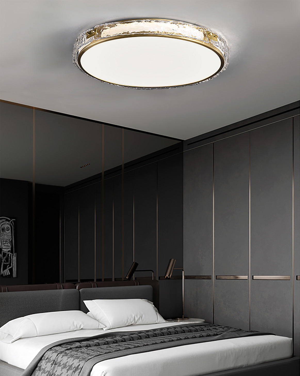 Calvrane Brass Modern Ceiling Light