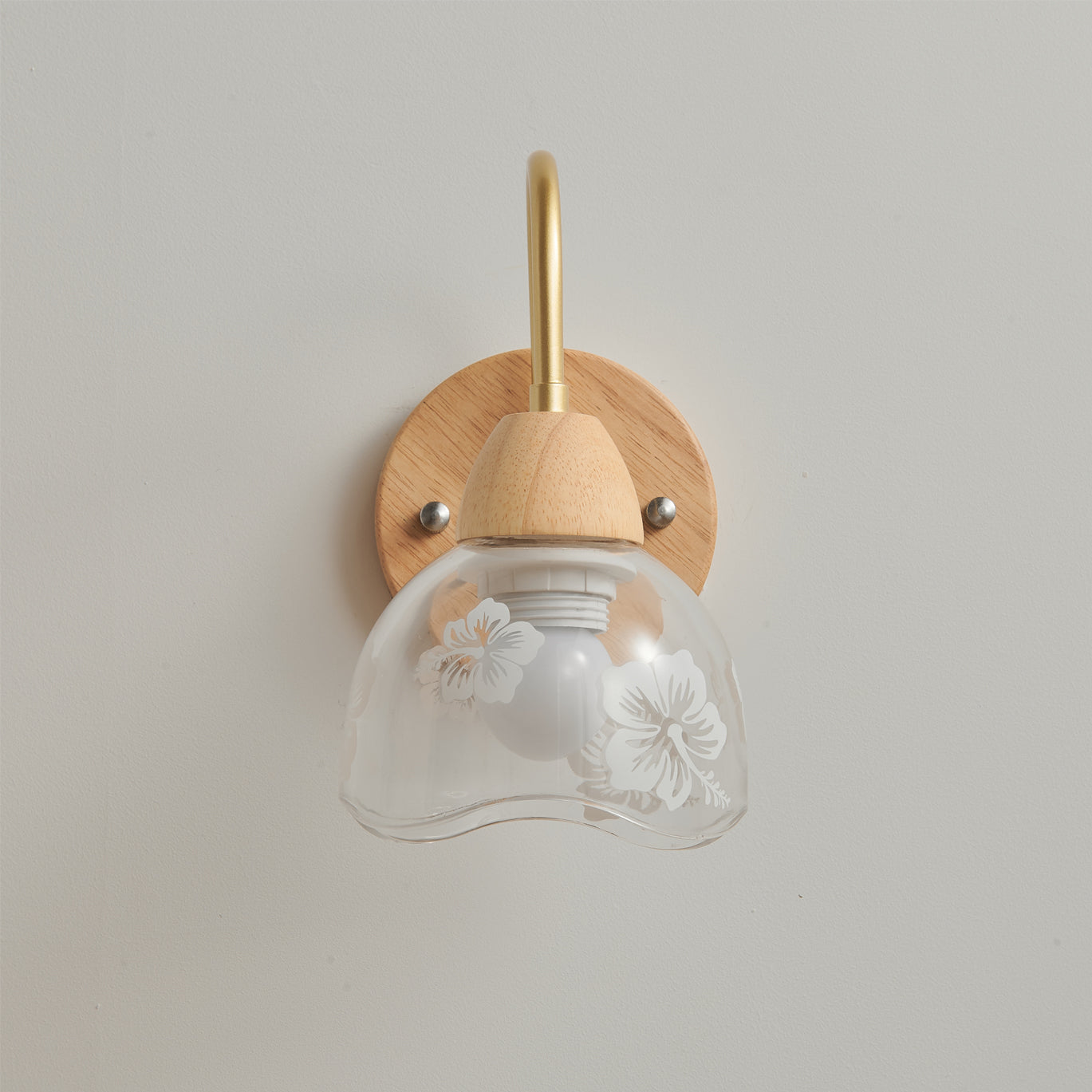 Calvrane Wood Arched Wall Sconce