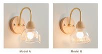 Calvrane Wood Arched Wall Sconce