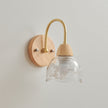 Calvrane Wood Arched Wall Sconce