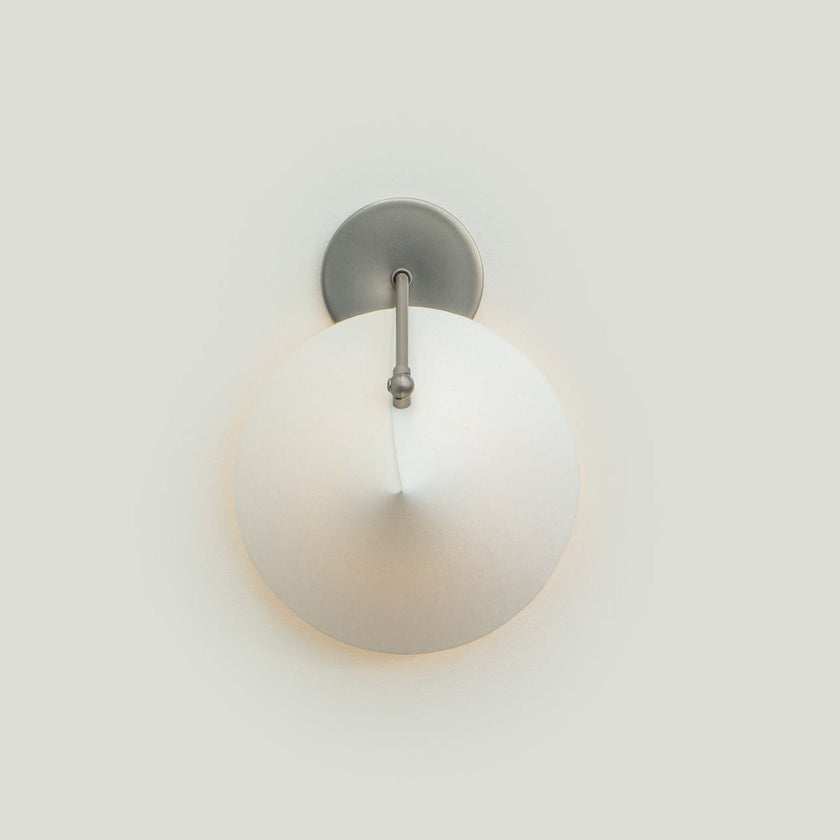 Calvrane Black Brass Cone Wall Sconce