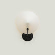 Calvrane Black Brass Cone Wall Sconce