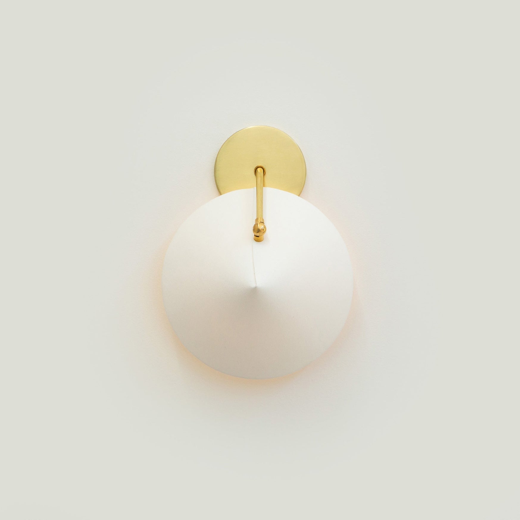 Calvrane Black Brass Cone Wall Sconce
