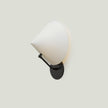 Calvrane Black Brass Cone Wall Sconce