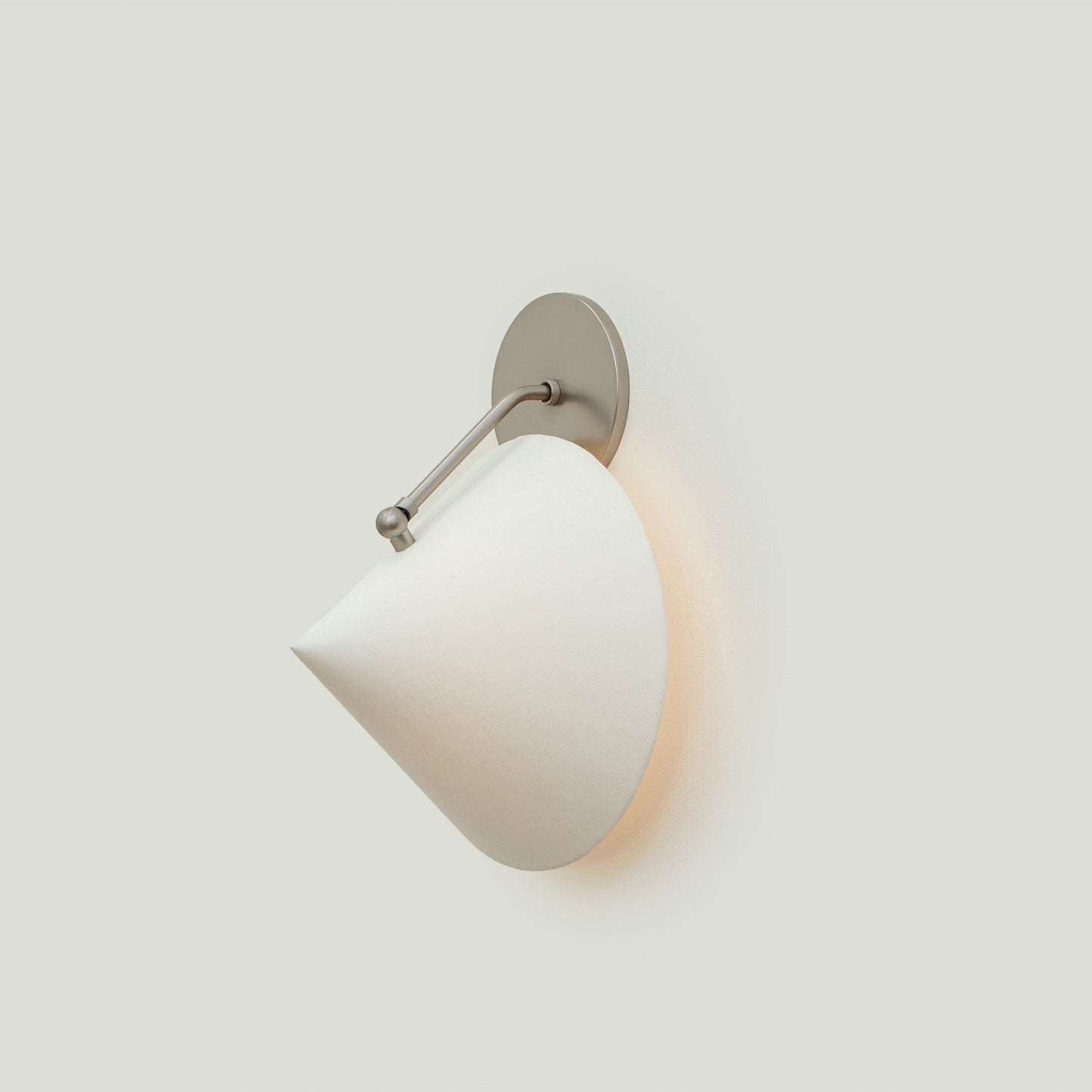 Calvrane Black Brass Cone Wall Sconce