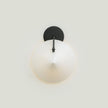 Calvrane Black Brass Cone Wall Sconce