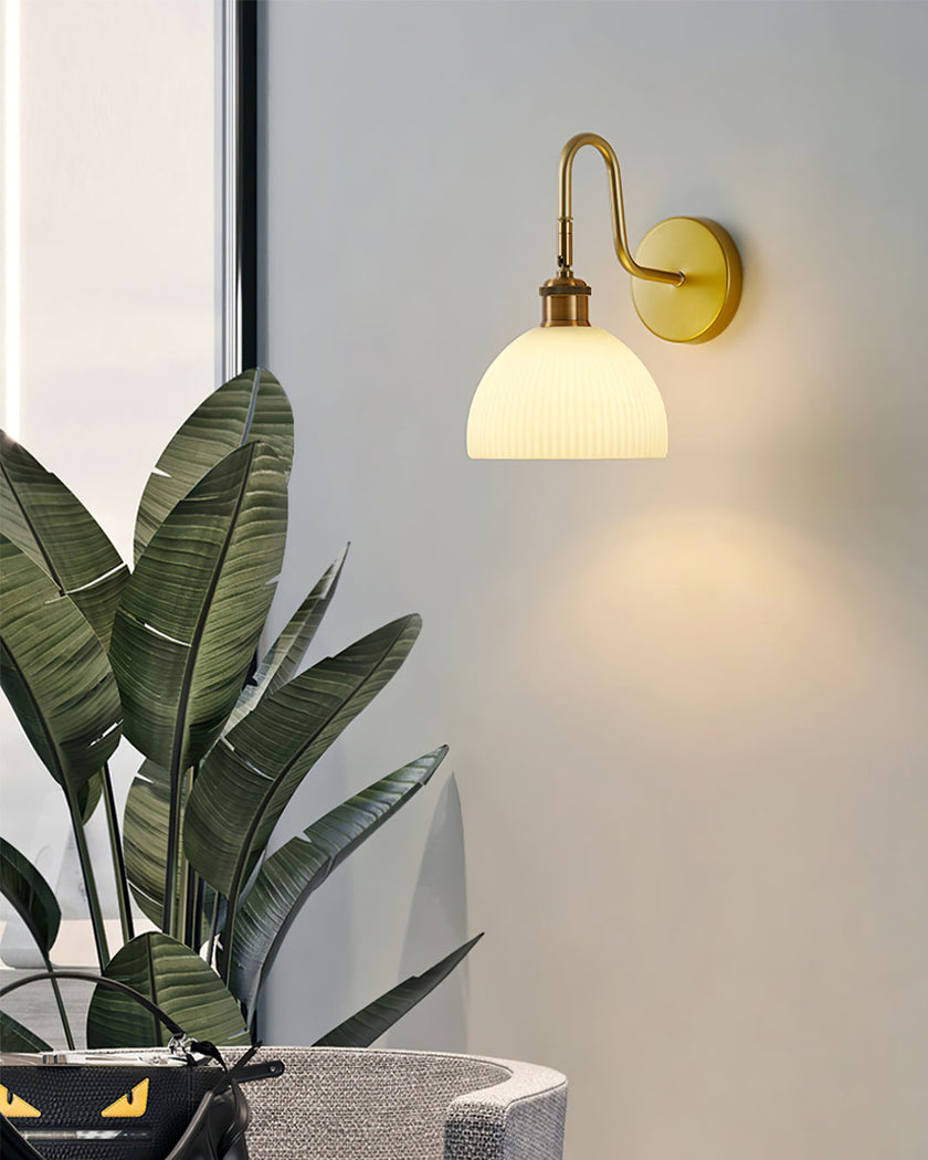Calvrane Metal Geometric Wall Sconce