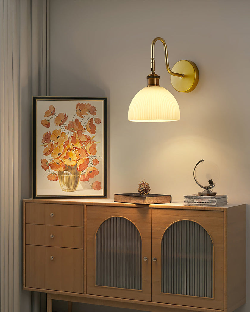 Calvrane Metal Geometric Wall Sconce