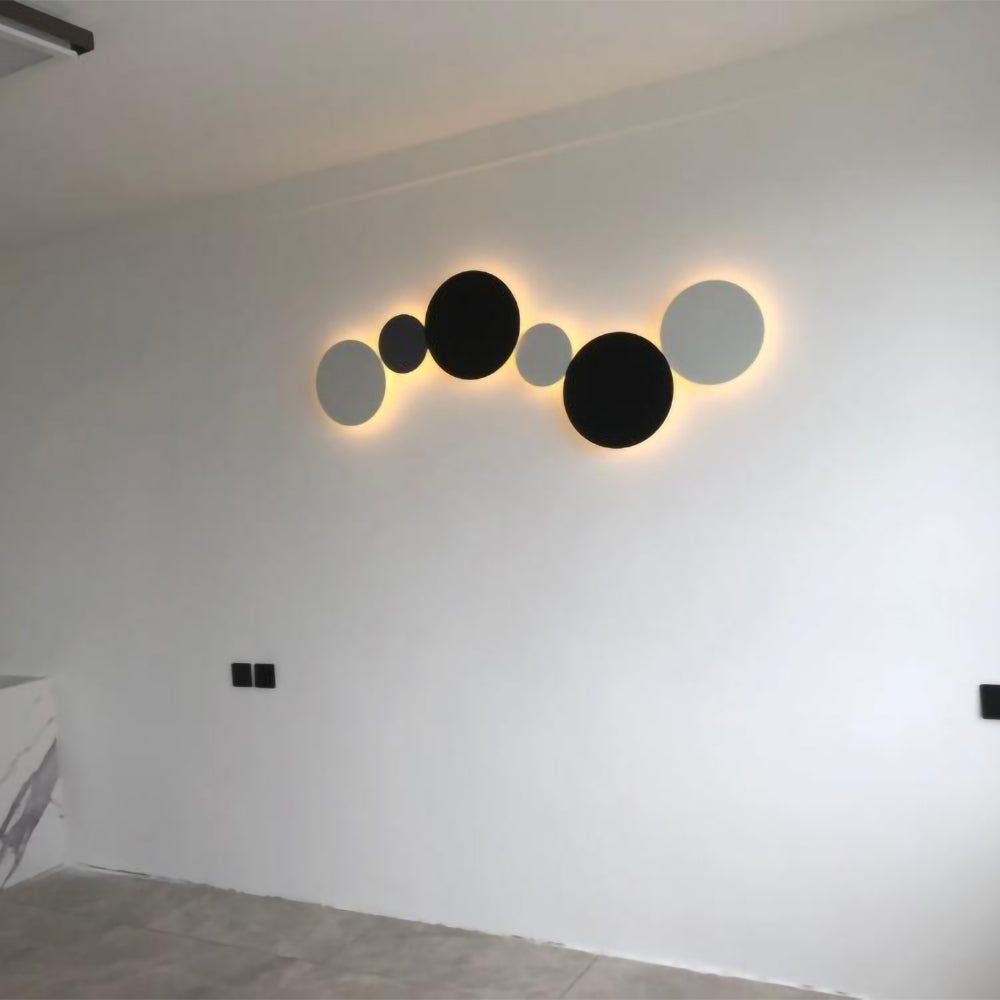 Calvrane Metal Disc Wall Sconce